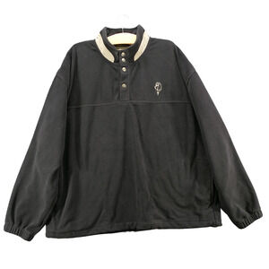 Play Dry by Greg Norman Men's Windproof Golf Jacket Black XL Water Repellent